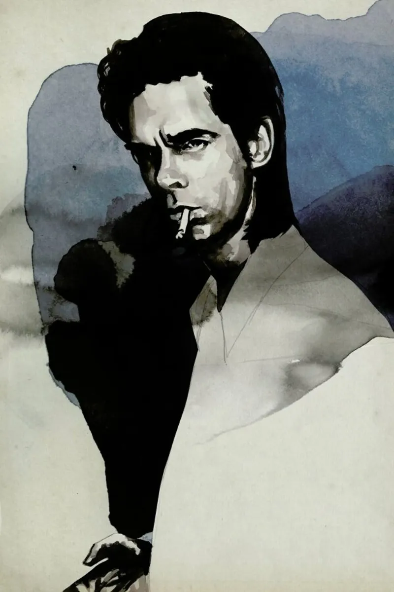 Nick Cave carta hahnemühle da David Diehl