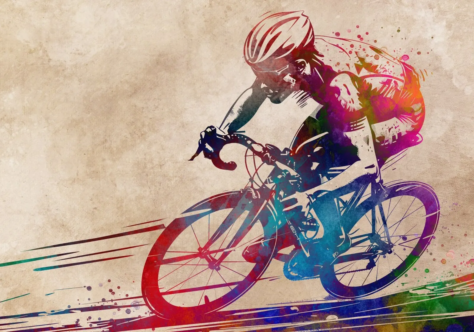Radsport Kunst Hahnemühle von SPORT