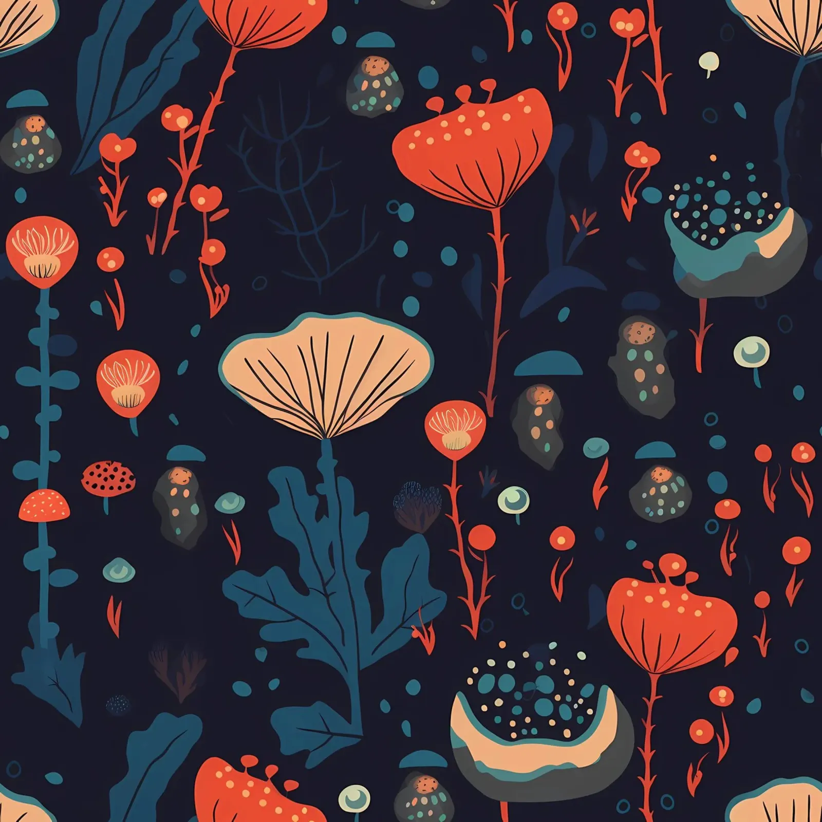 Alien Plants canvas by George Griefy