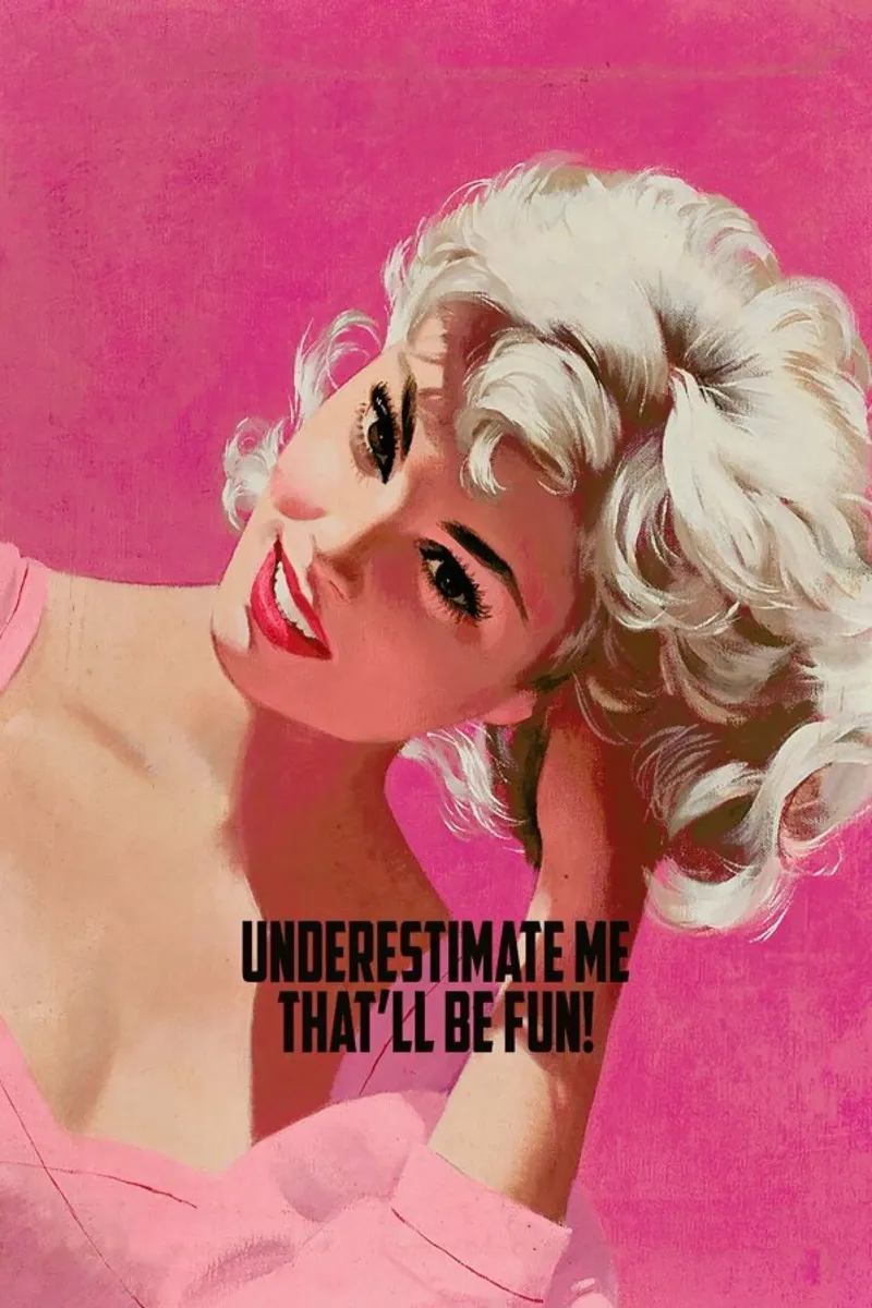 Underestimate Me carta hahnemühle da Gallery Print and Art Limited