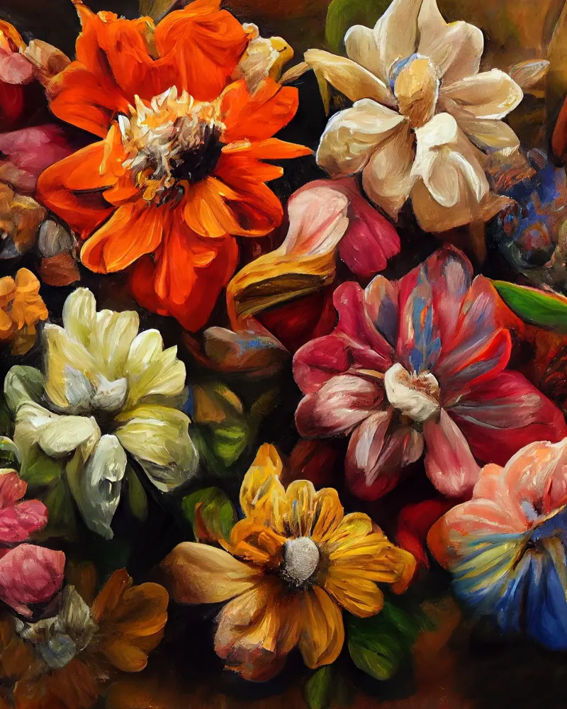 Muurkunst van Imagine canvas met Baklijst van Imagine