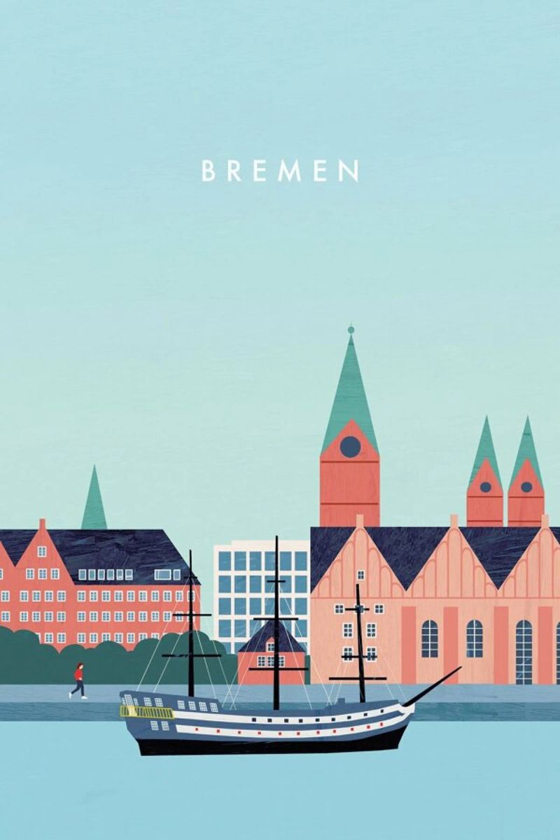 Bremen poster by Katinka Reinke
