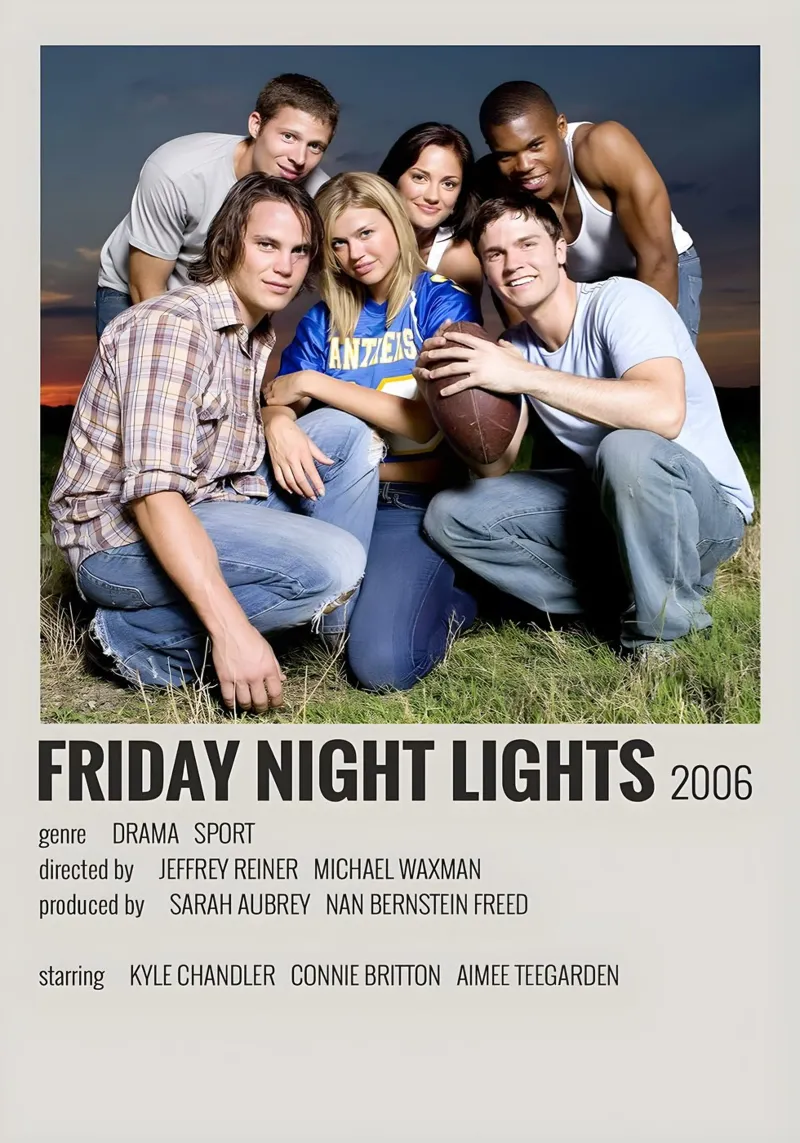 FRIDAY NIGHT LIGHTS 2006 carta hahnemühle da MVFminimalist