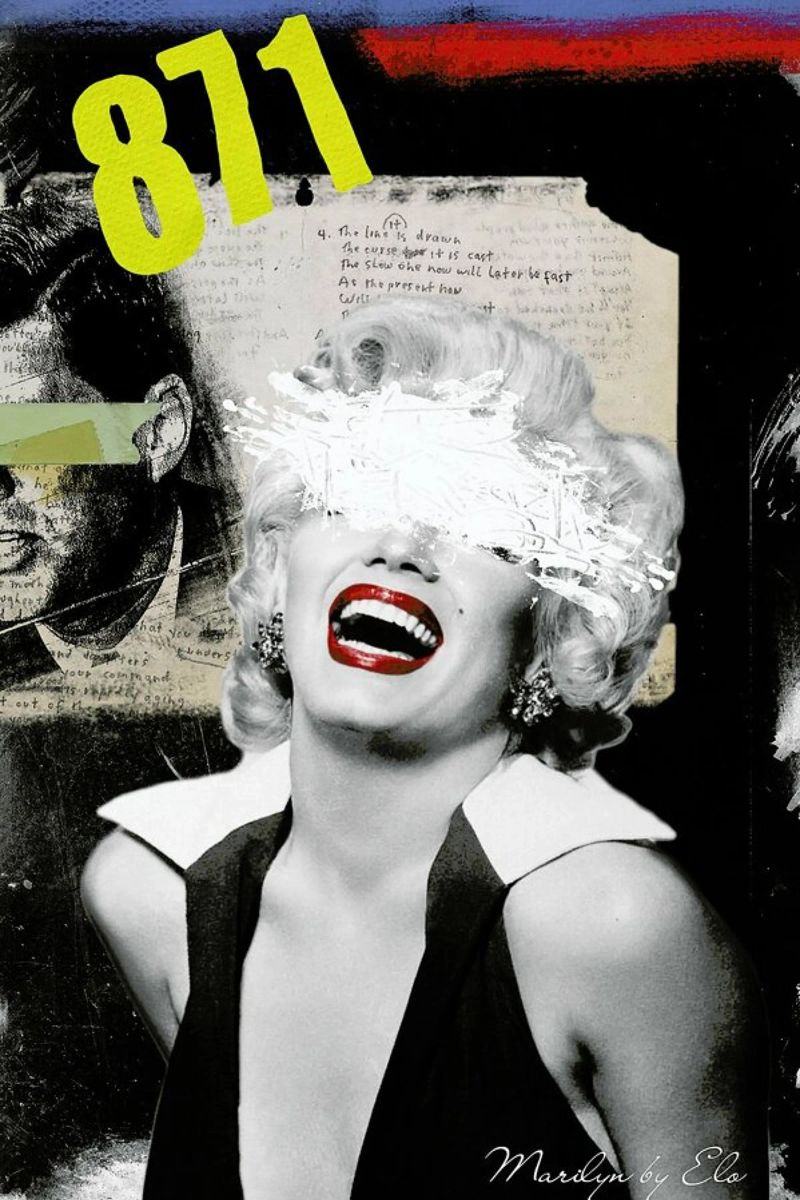 Public Figures: Marilyn poster de Elo Marc