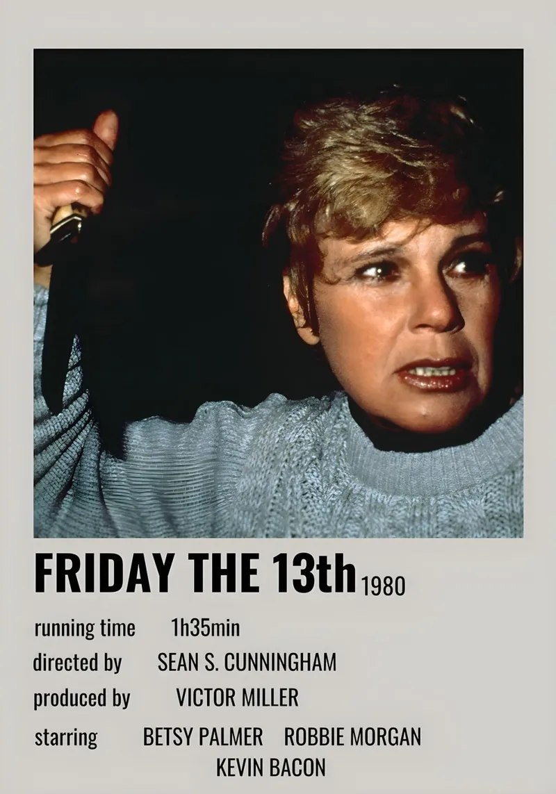 FRIDAY THE 13th 1980 hahnemühle by MVFminimalist