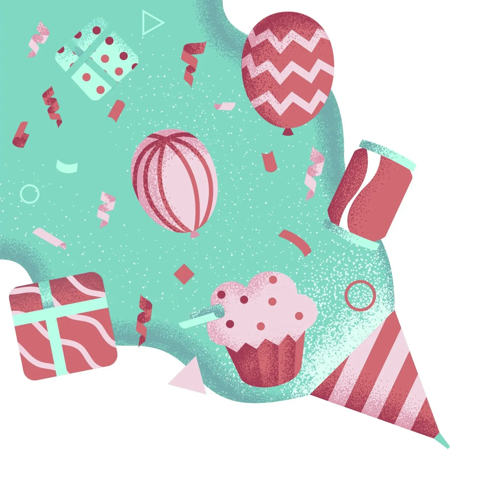 pastel gift poster by pastel color shape