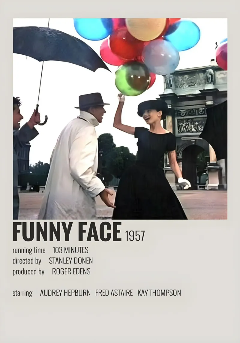 FUNNY FACE 1957 pellicola backlit da MVFminimalist