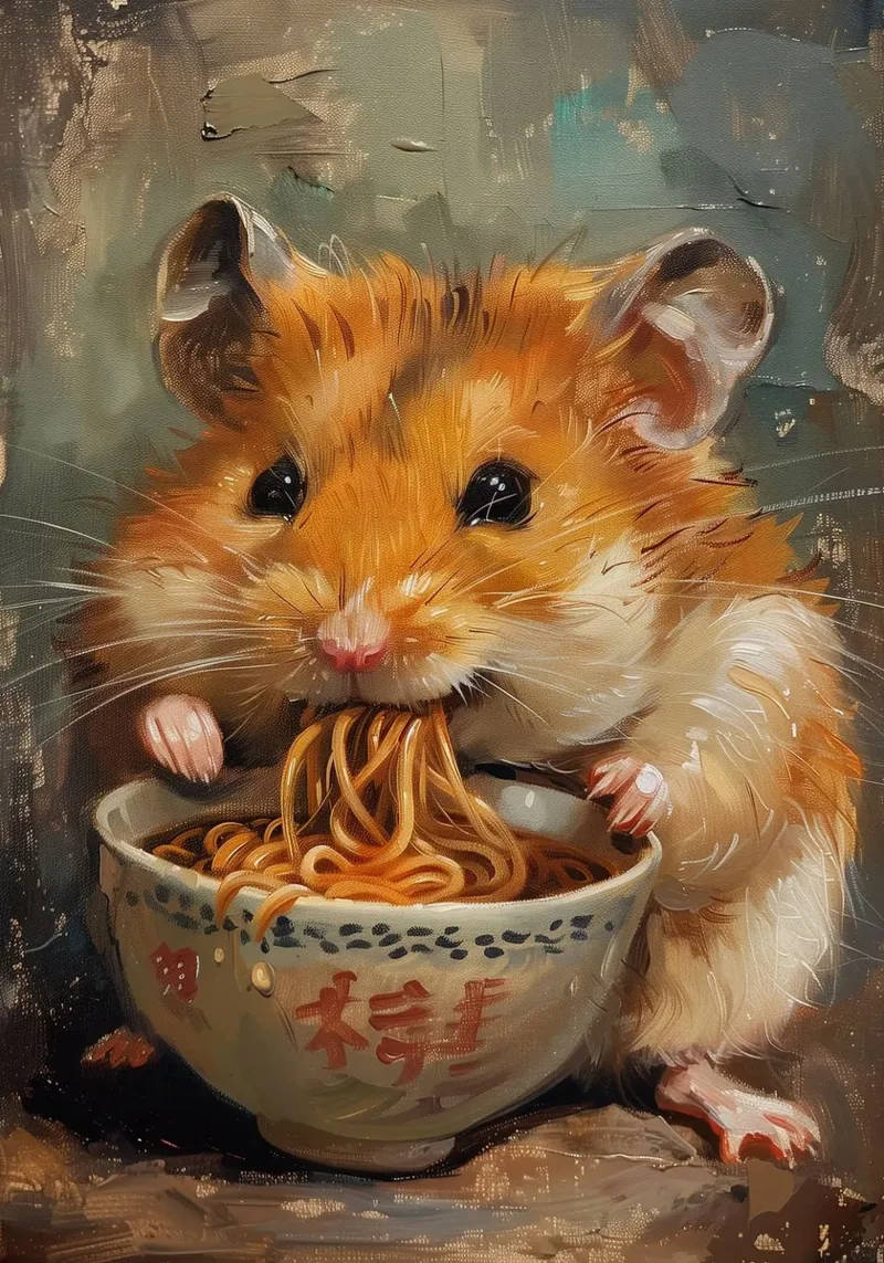tagliatelle per criceti carta hahnemühle da Bernadette Miller