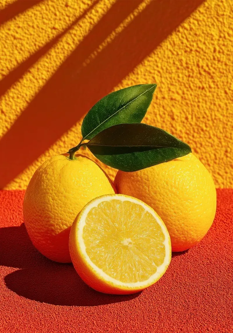 Orangen Zitrone Zitrusfrüchte Hahnemühle von Bernadette Miller
