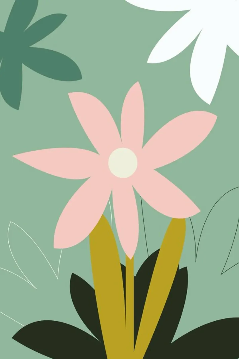 Flower Power 2 pellicola backlit da XOXO Arte