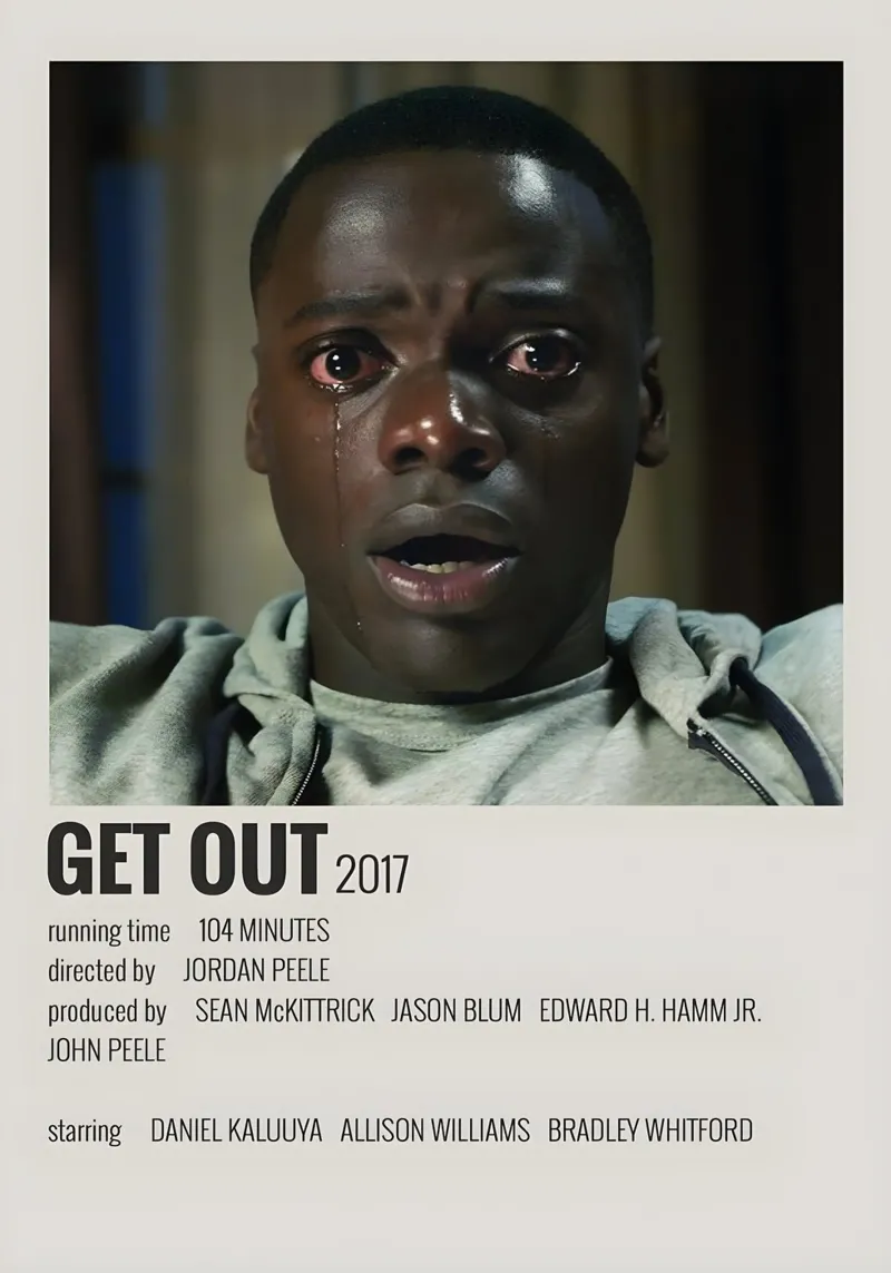 GET OUT 2017 metacrilato de MVFminimalist