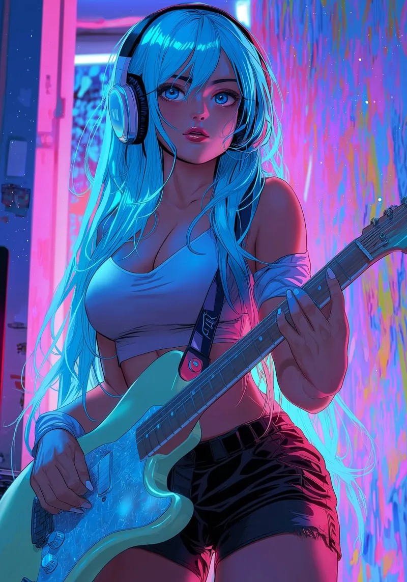 Bella ragazza Anime poster da Fleur de Lys