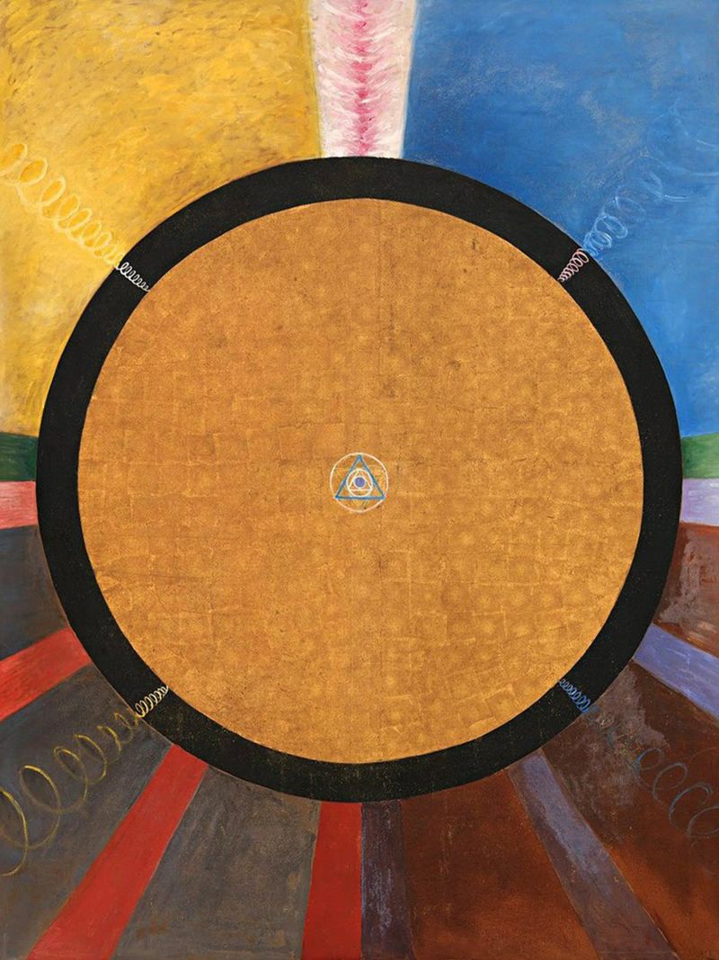 Mostra di Hilma Af Klint plexiglass da Ceryspool