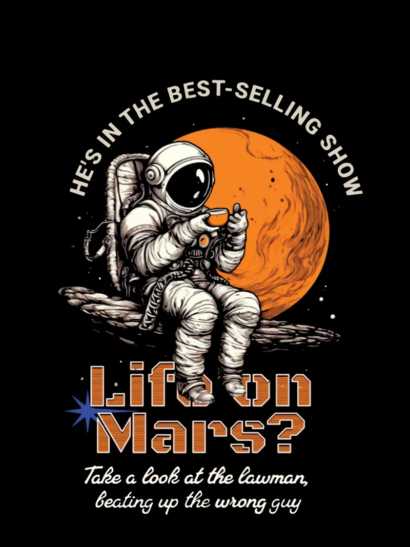 Leben auf dem Mars Poster von Gunawan Rb