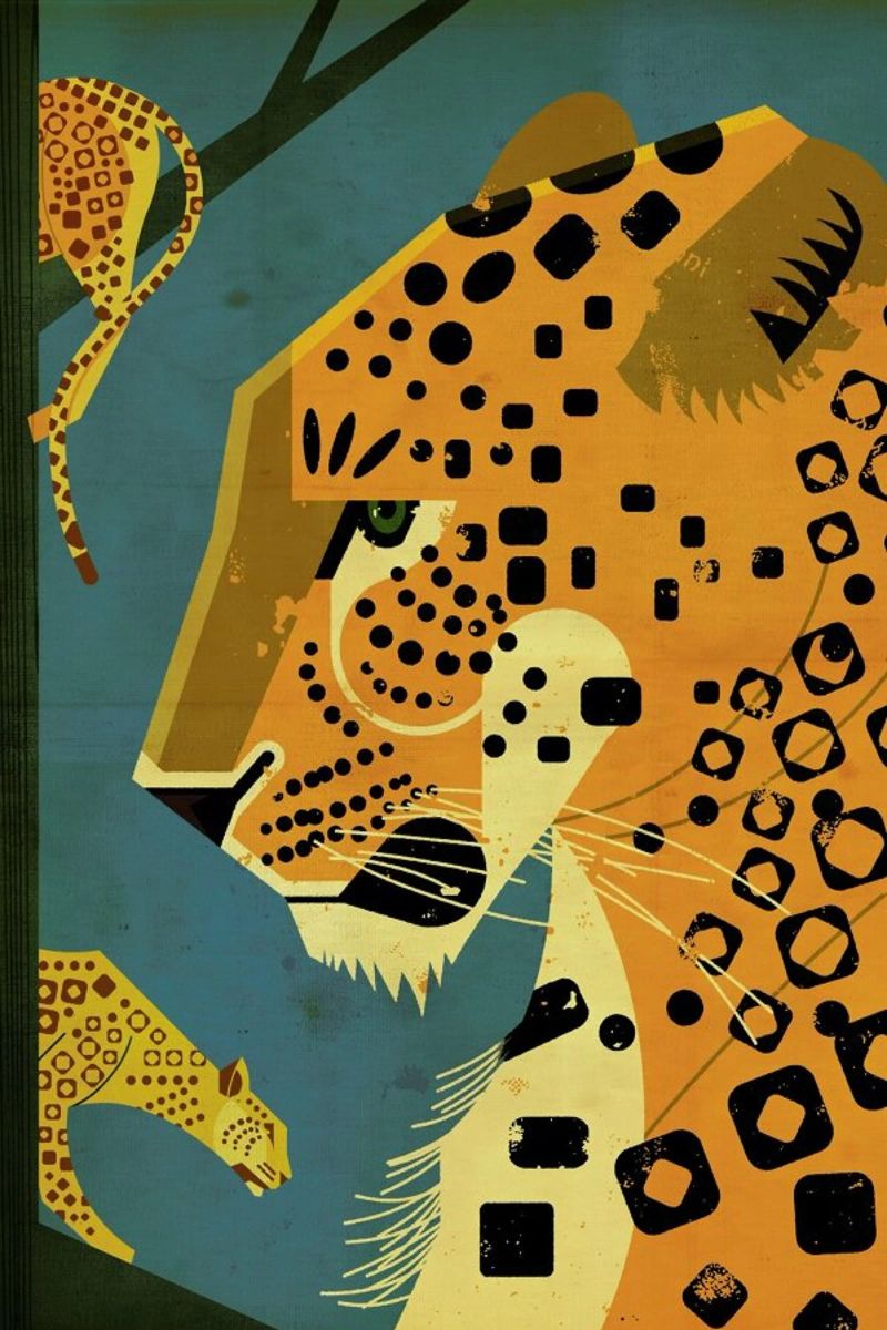 Leopard Poster von Dieter Braun