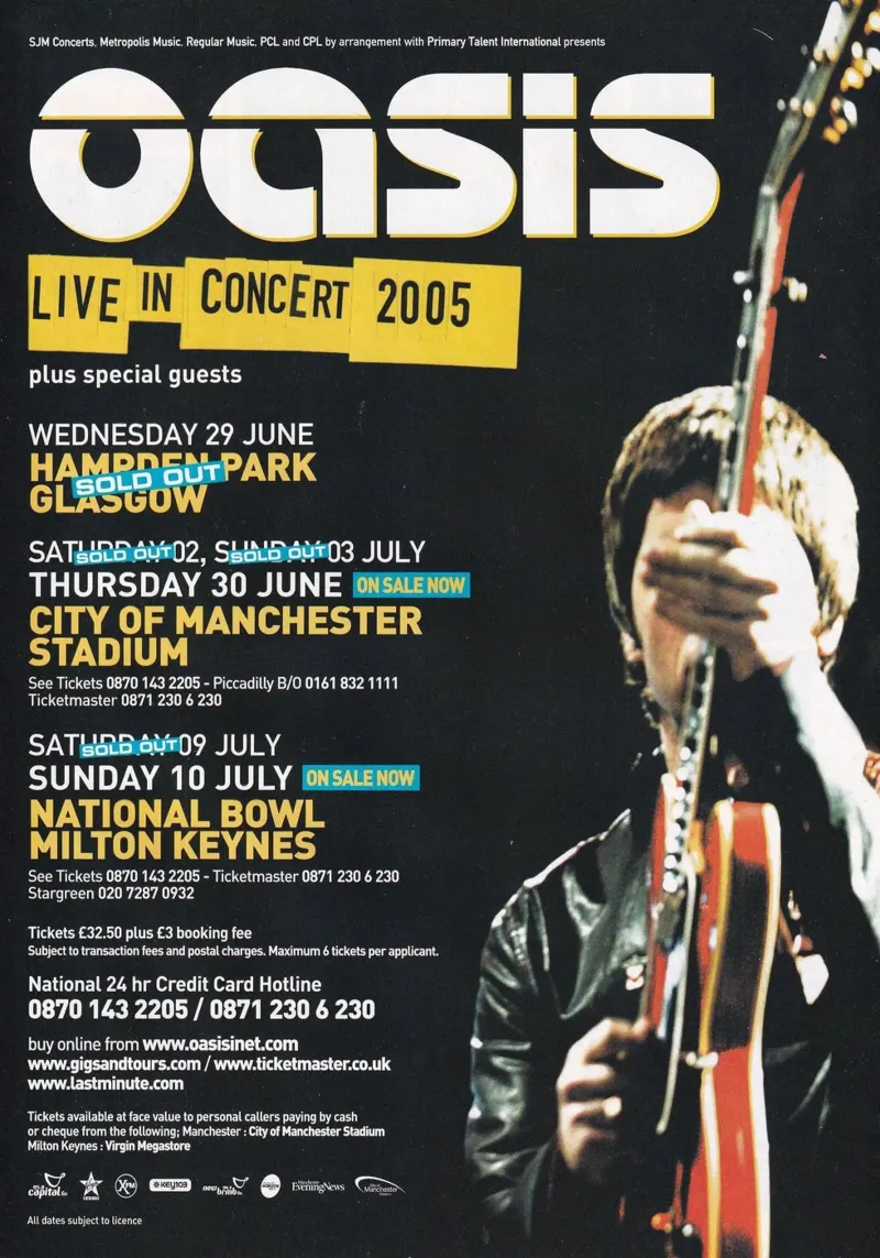 The Britpop Kings Return canvas with Floater frame by volth