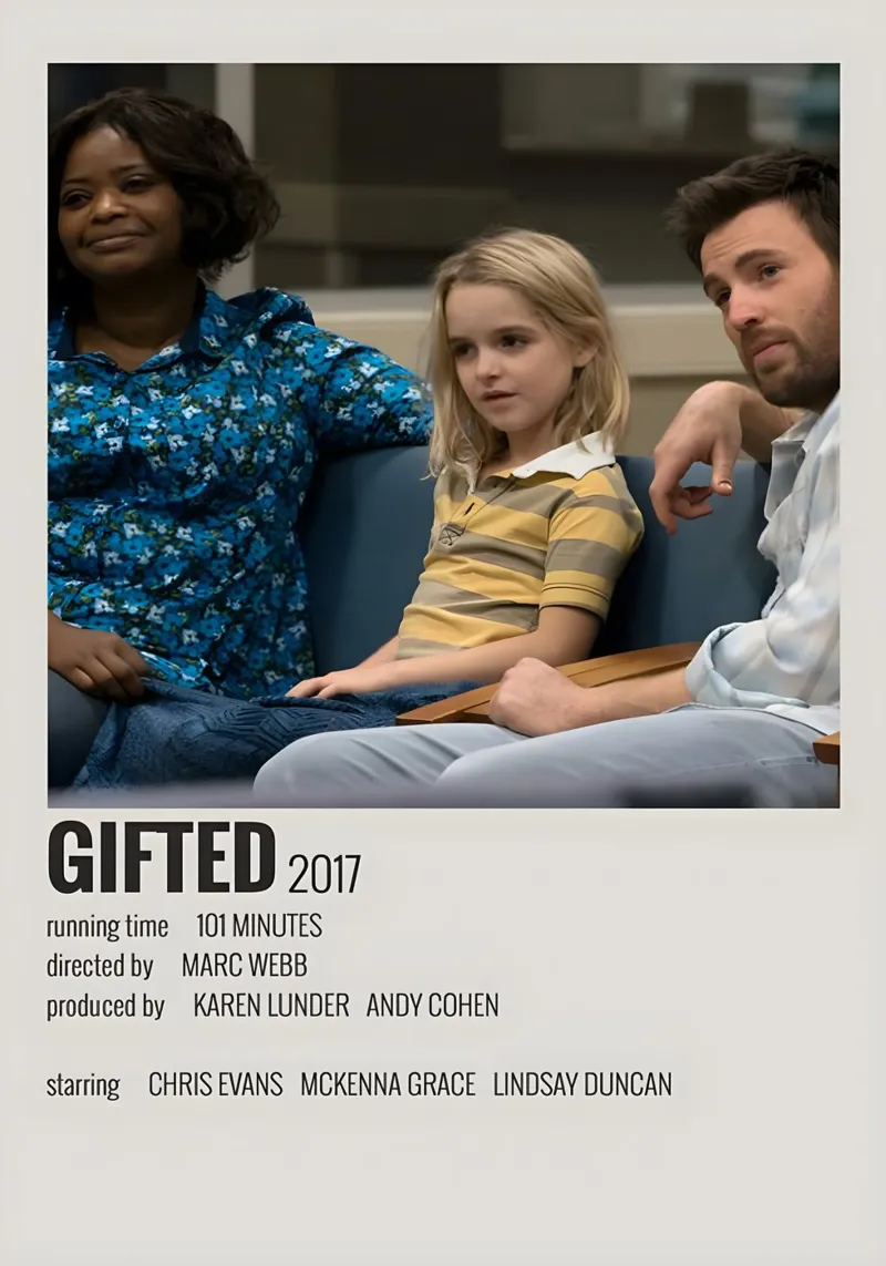 GIFTED 2017 pellicola backlit da MVFminimalist