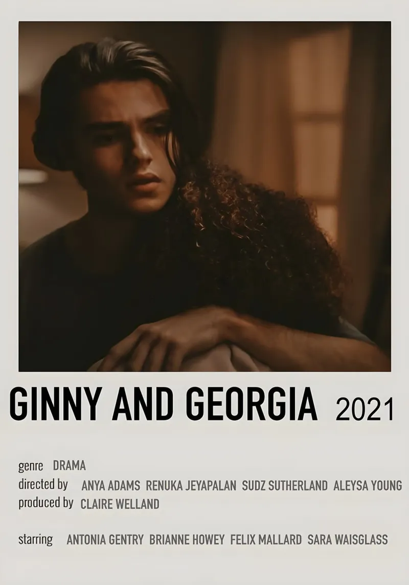 GINNY AND GEORGIA 2021 pellicola backlit da MVFminimalist