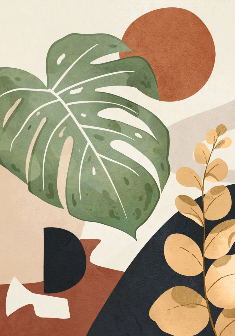 Branches and Leaves in an Abstraction 03 poster by cityart