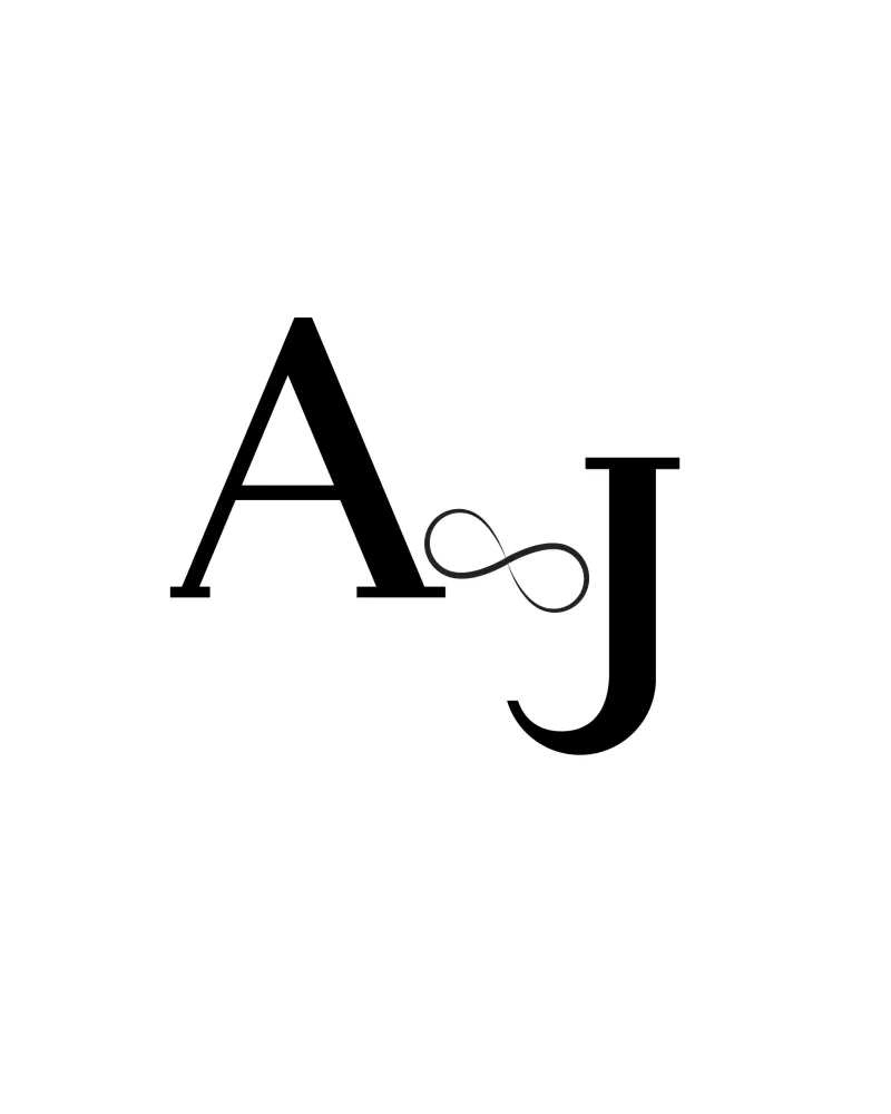 A ∞ J - Amore personalizzato come collezione di design poster da StrindesignStudio