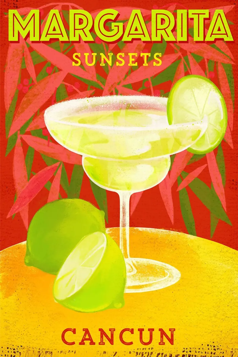 Margarita Sunsets Cancun hahnemühle by Neeraprint