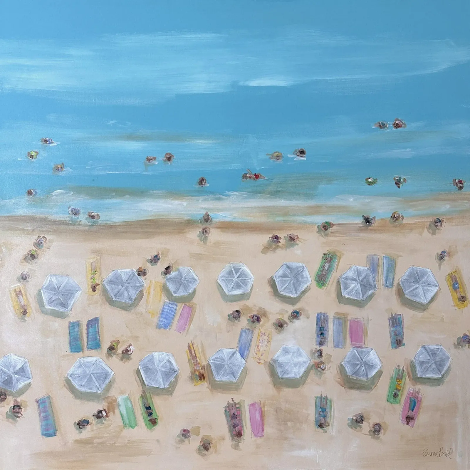 Sunlit Beach Bliss hahnemühle by Emma Bell
