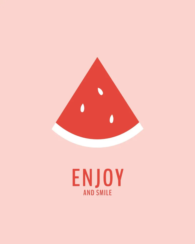 Enjoy and Smile canvas with Floater frame by janamossmann
