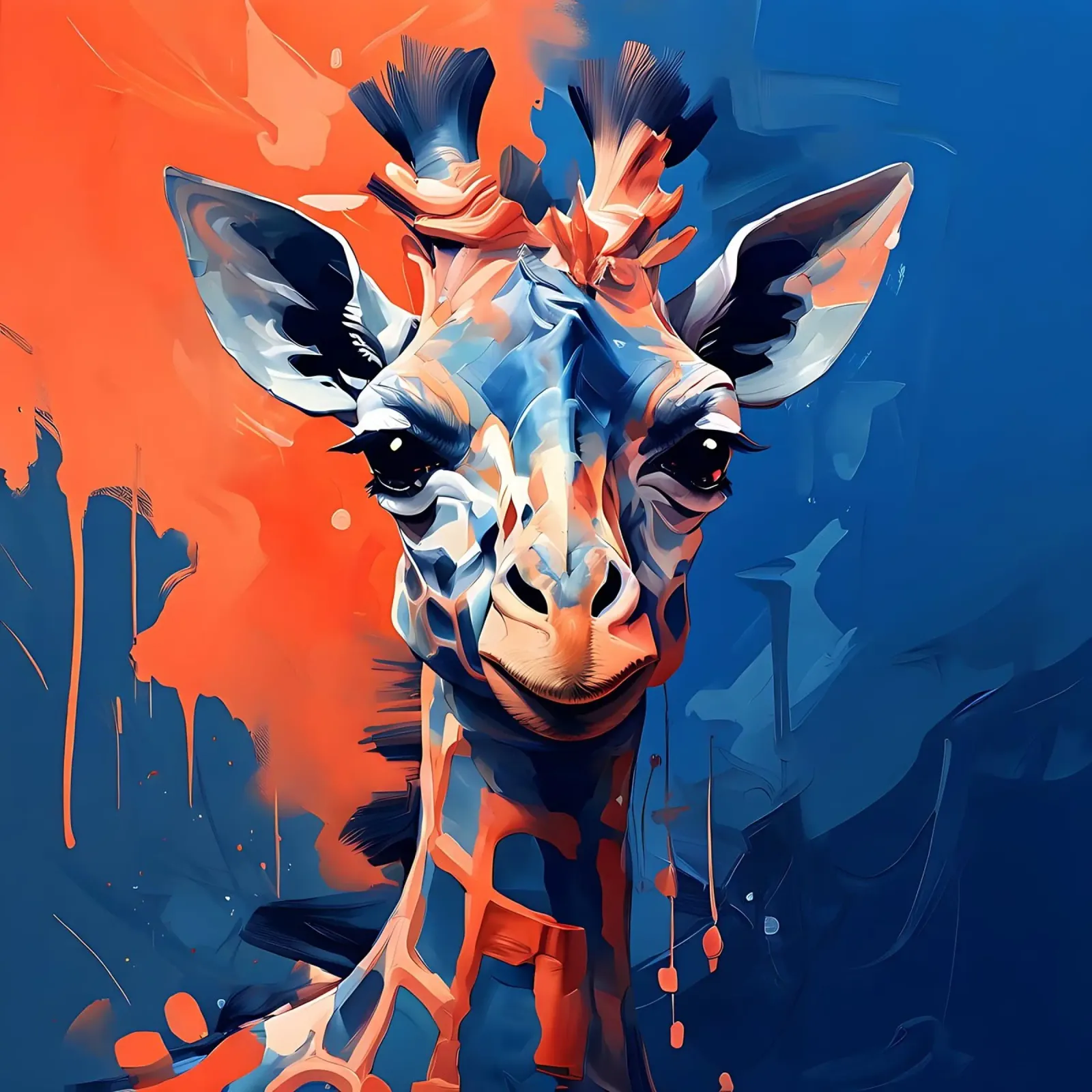 Giraffa_Stile_F_1 pellicola backlit da Tierisch bunt by LK