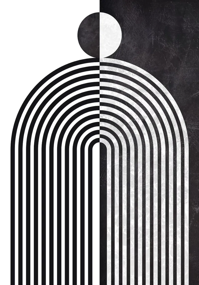 circle lines pattern canvas by Smith Basic