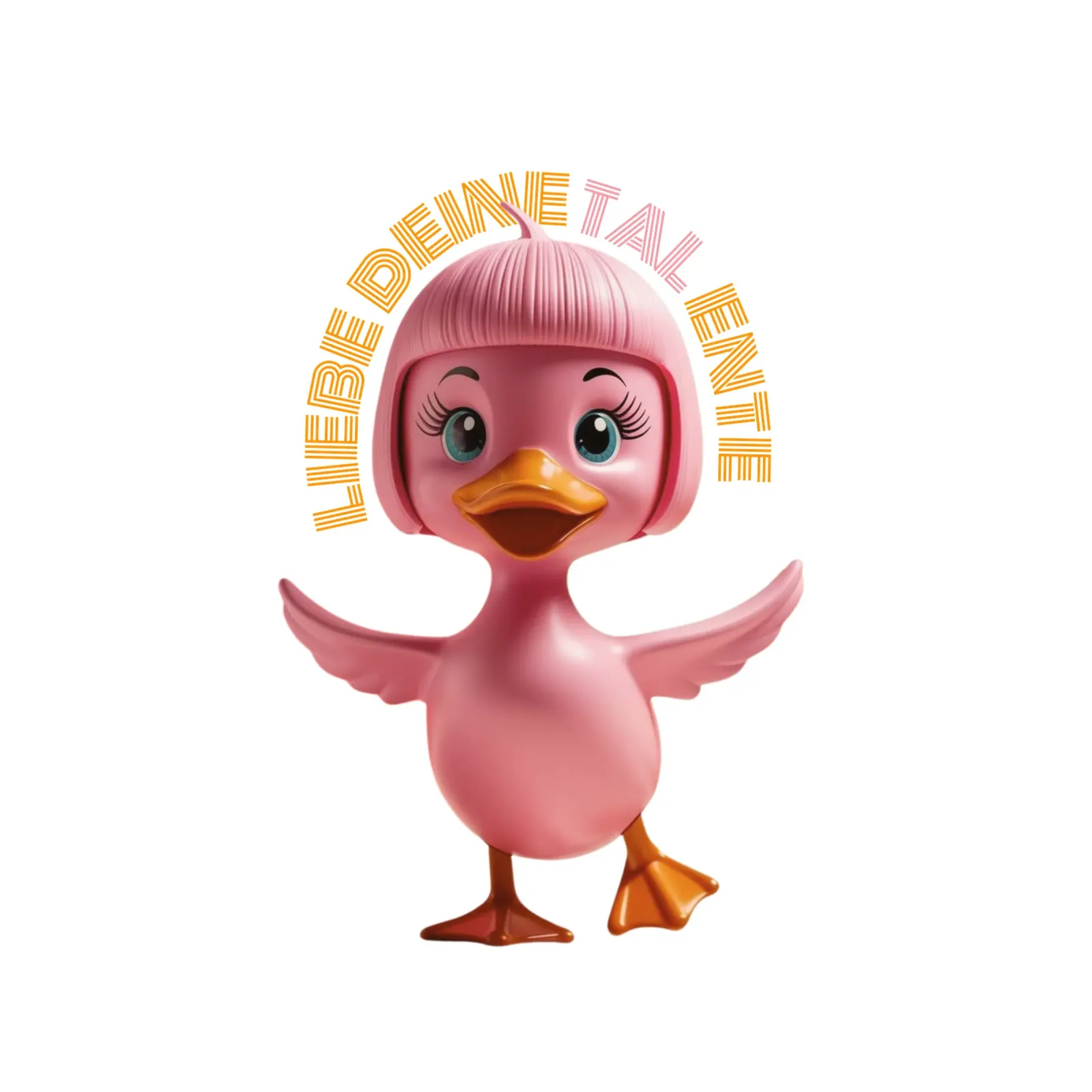 liebe deine (tal)ente tela con Cornice a cassetta da fummelhummel