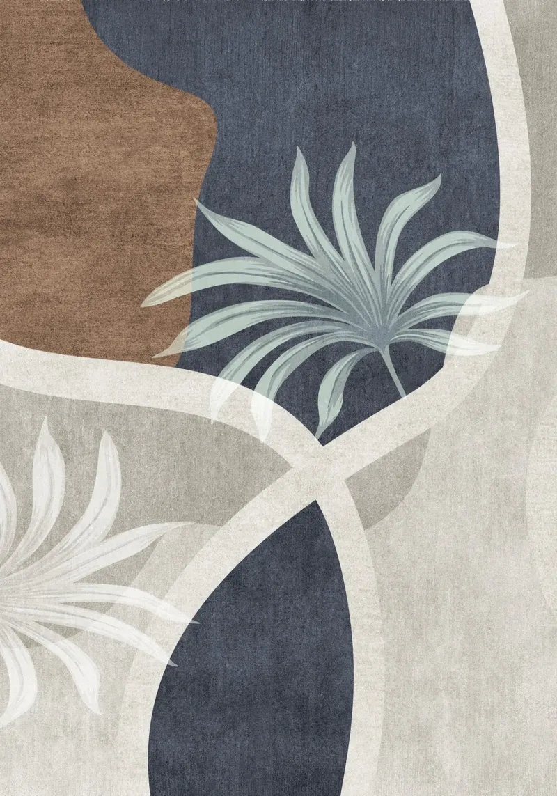 abstract organic shapes and white sheet pellicola backlit da vintageshop