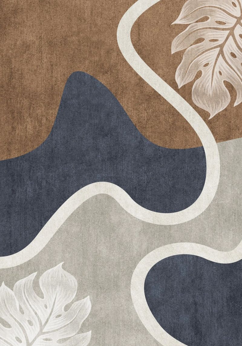 abstract shapes waves and white sheet pellicola backlit da vintageshop