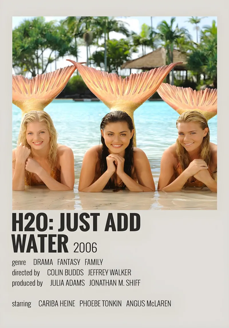 H20 JUST ADD WATER 2006 pellicola backlit da MVFminimalist
