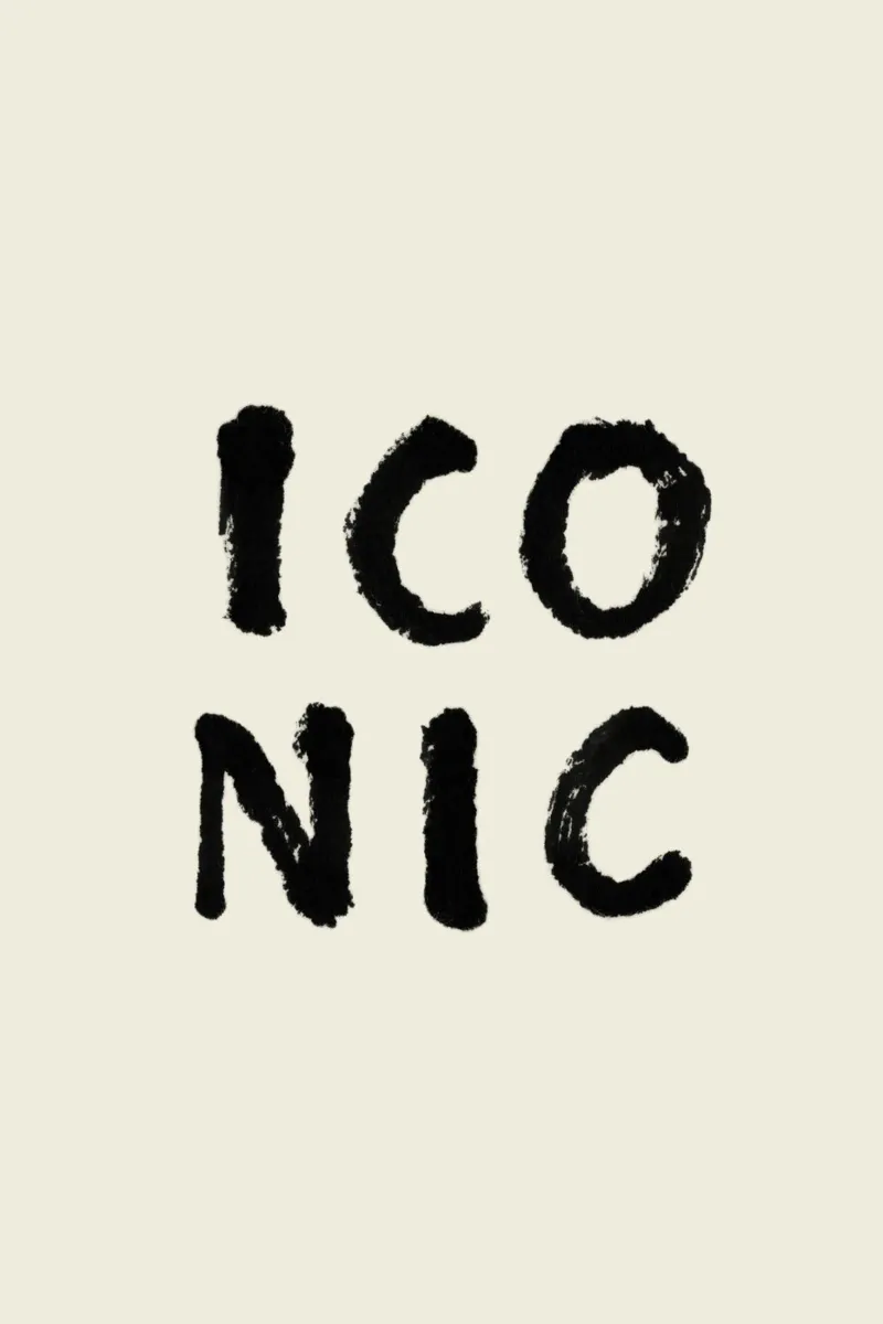 Iconic - Typography forex plate by intemporalis