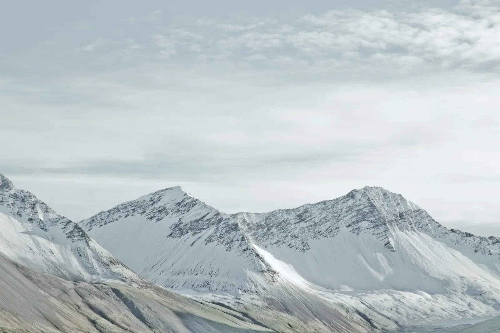 Iceland Snow Mountains hahnemühle by KISSA STUDIO