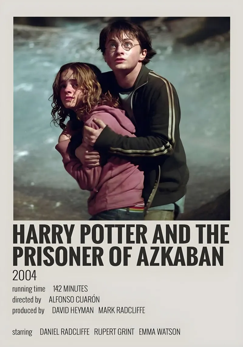HARRY POTTER AND THE PRISONER OF AZKABAN 2004 pellicola backlit da MVFminimalist
