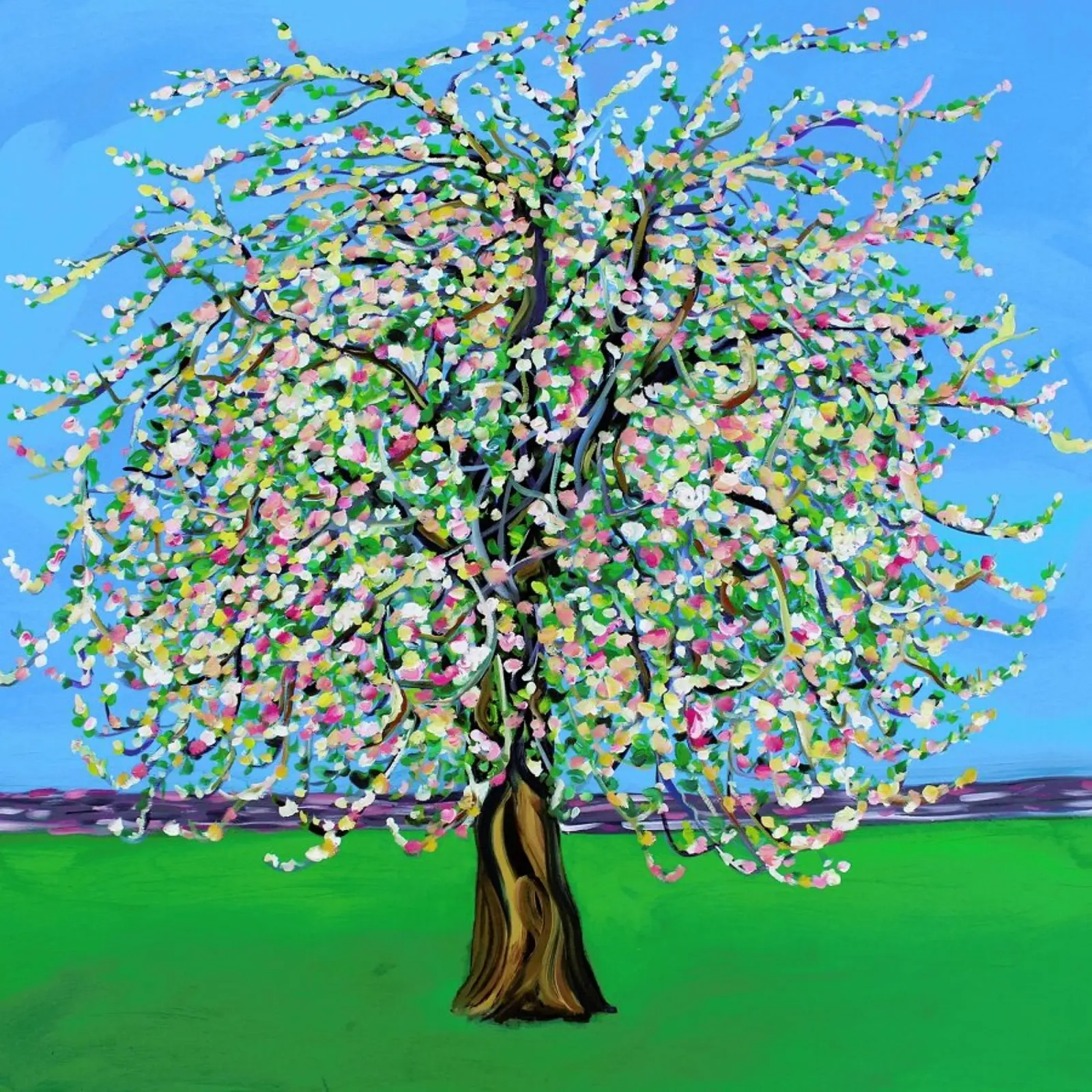 Apple Blossom pellicola backlit da Alice Straker