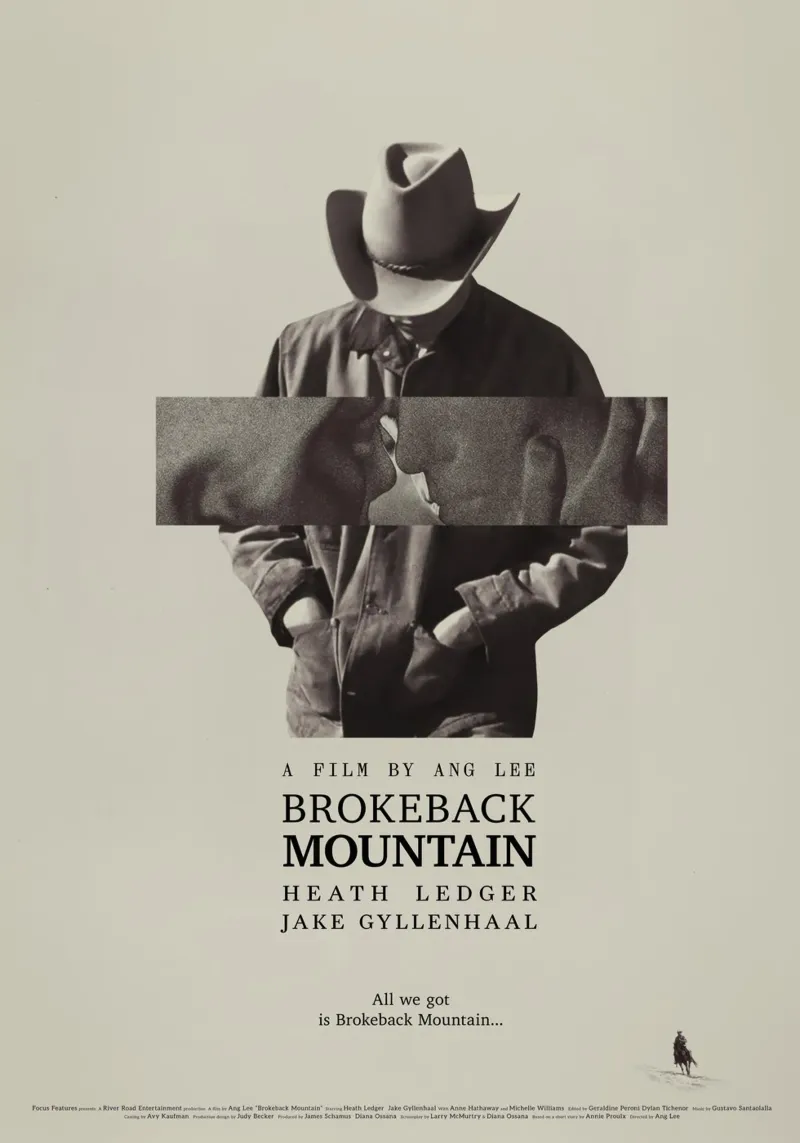 Brokeback Mountain pellicola backlit da Attaboy Dsgn