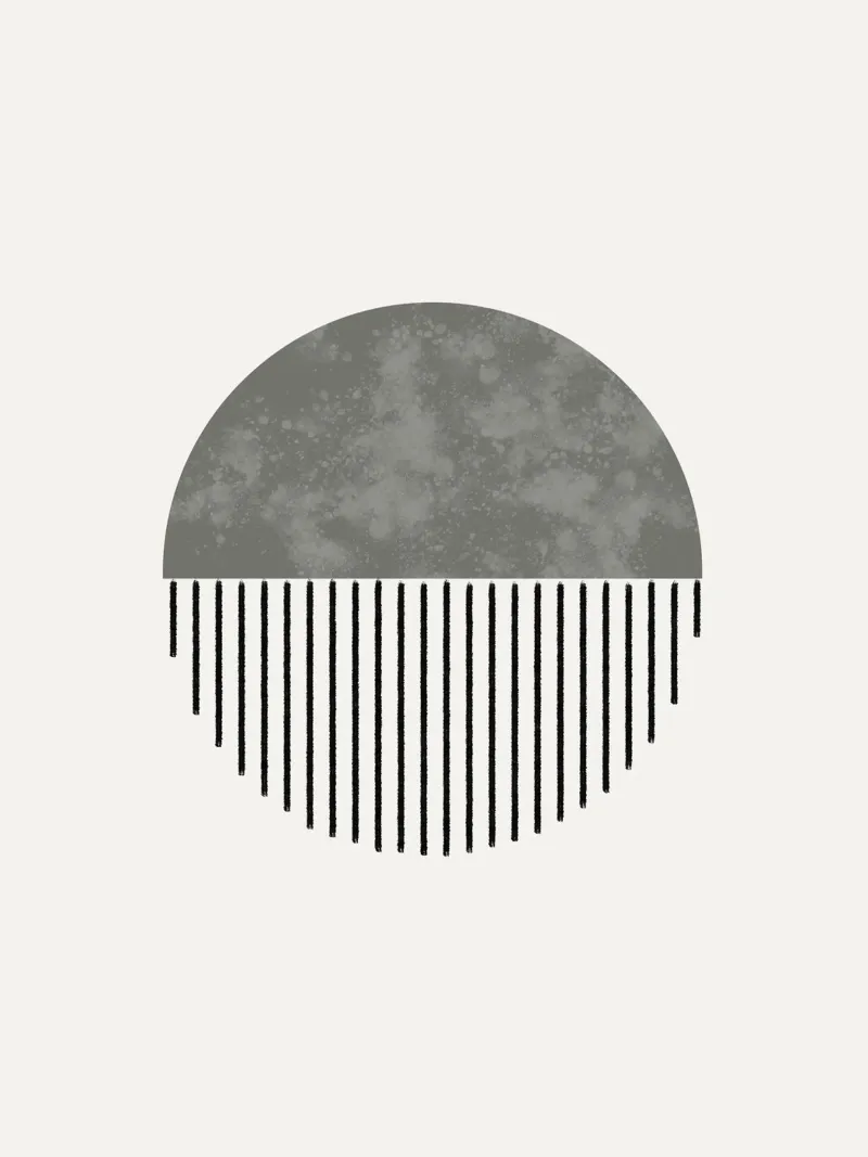 Minimalist geometric artwork in sage green plexiglass da Imaginative