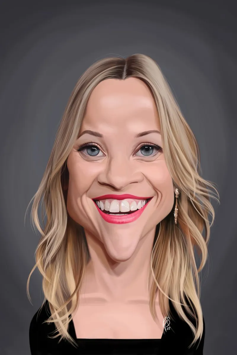 Reese Witherspoon pellicola backlit da Rob Art | Illustration
