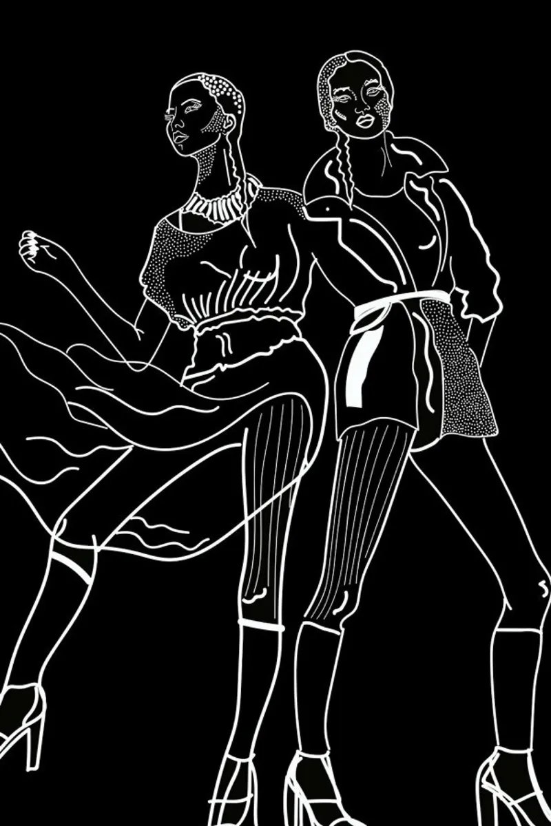 We Are Models Black And White plexiglass da Killin Studio