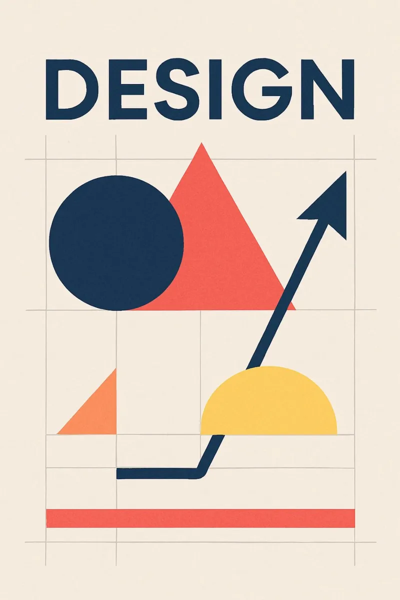 DESIGN - The art of meaning and form poster by Art Typo Essentiel
