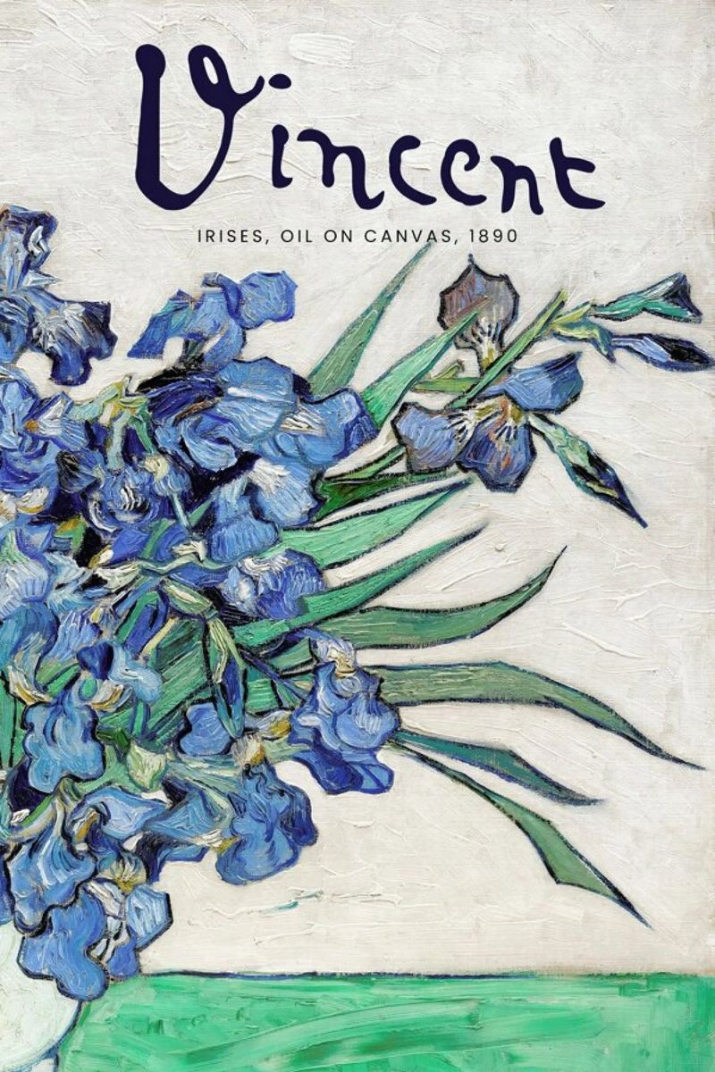 Signed, Vincent – Irises poster by Vintage by JUNIQE