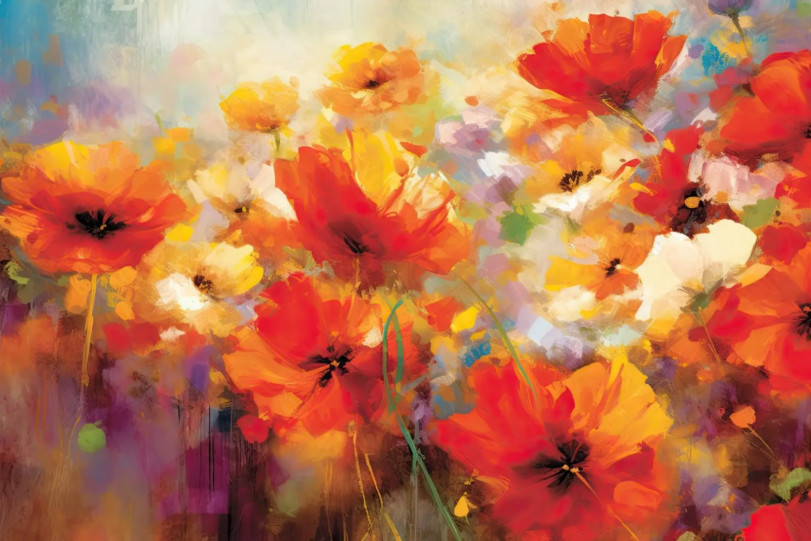 Muurkunst van Imagine canvas met Baklijst van Imagine