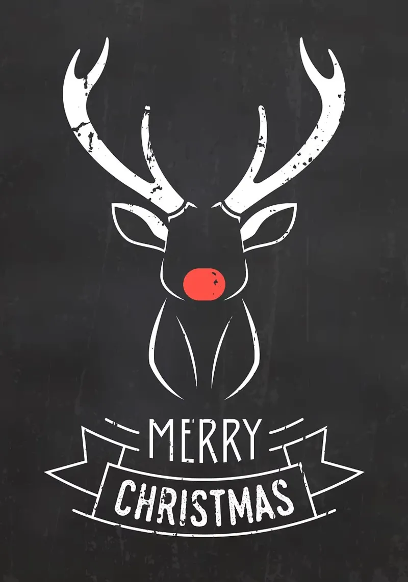 Natale poster con telaio in alluminio da Brandi N Huskey