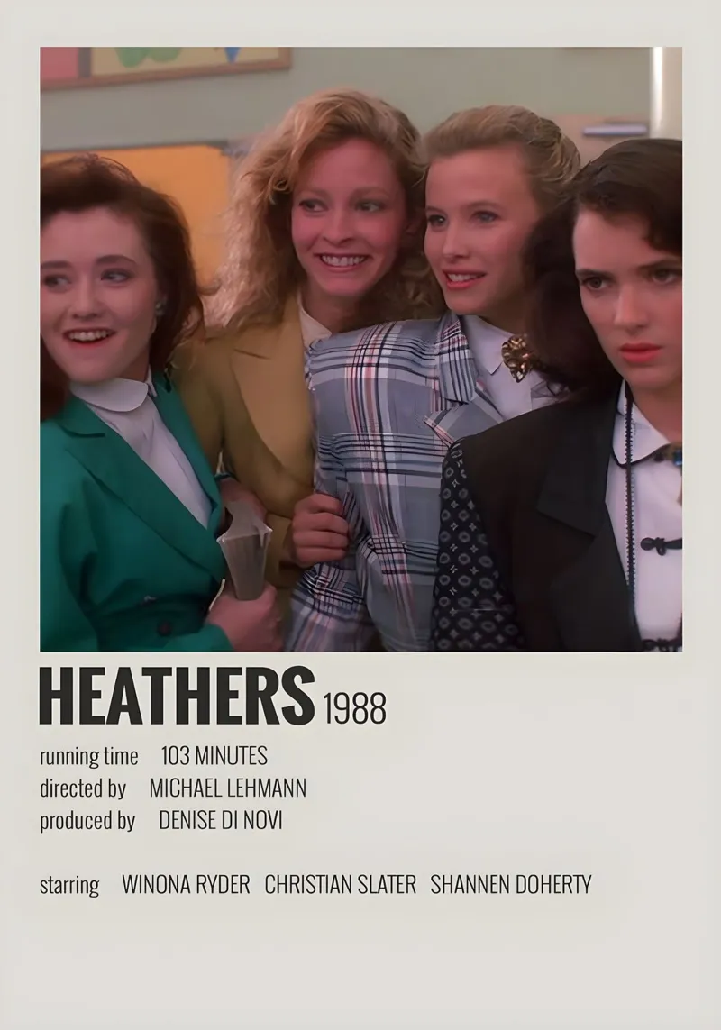 HEATHERS 1988 hahnemühle by MVFminimalist