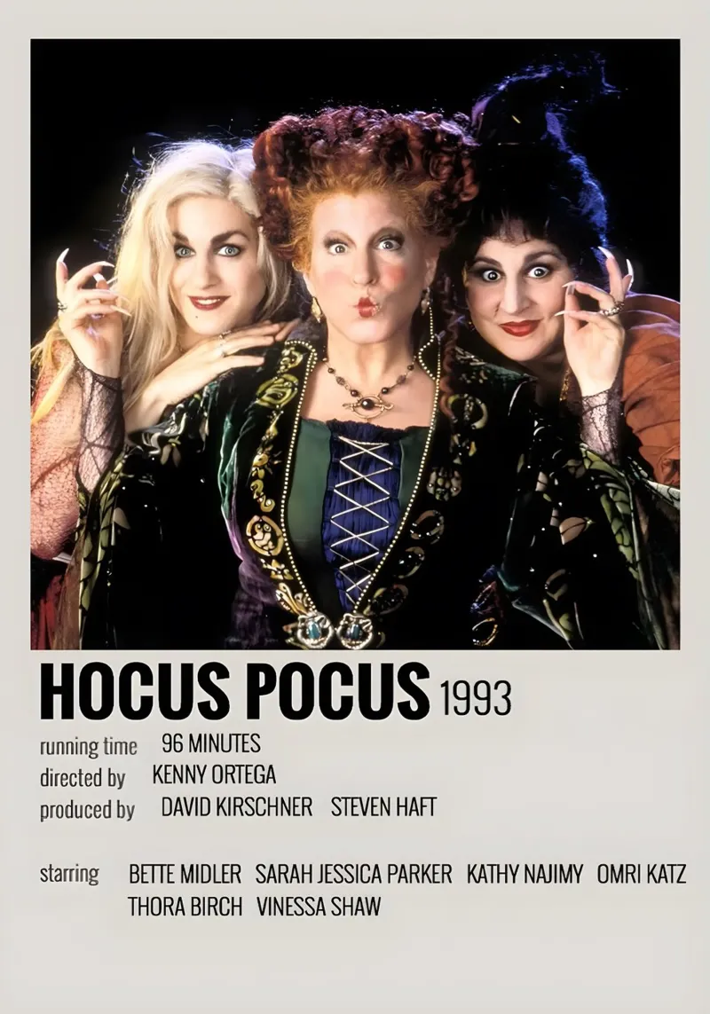 HOCUS POCUS 1993 pellicola backlit da MVFminimalist