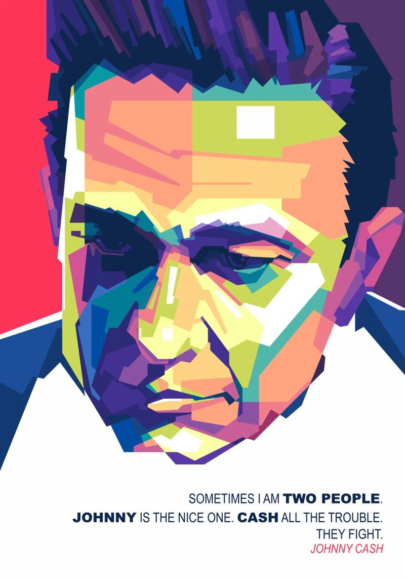 Citations de Johnny Cash poster de Alkahfsmart