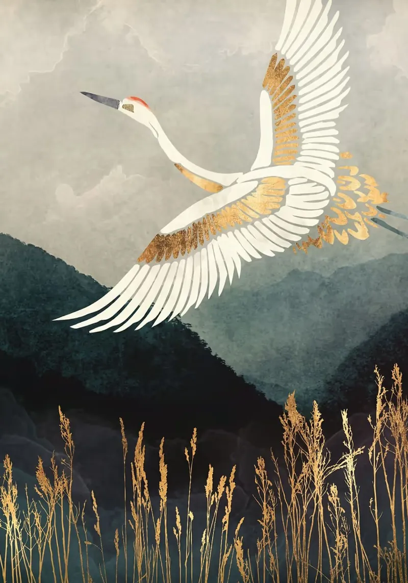 Elegant Flight hahnemühle by BirdShop