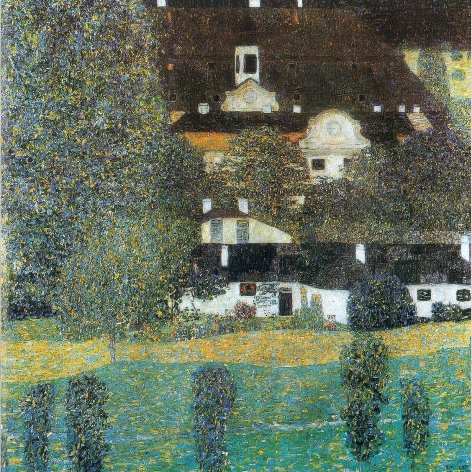 Schloss Kammer am Attersee II, 1909 von Gustav Klimt Poster von betty hamilton